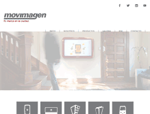 Tablet Screenshot of movimagen.com